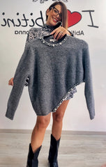 Maglioncino Kor strass vari colori