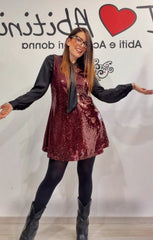 Abitino paillettes vari colori