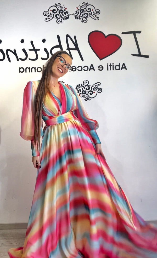 Abito arcobaleno