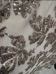 Abito paillettes fiocco vari colori