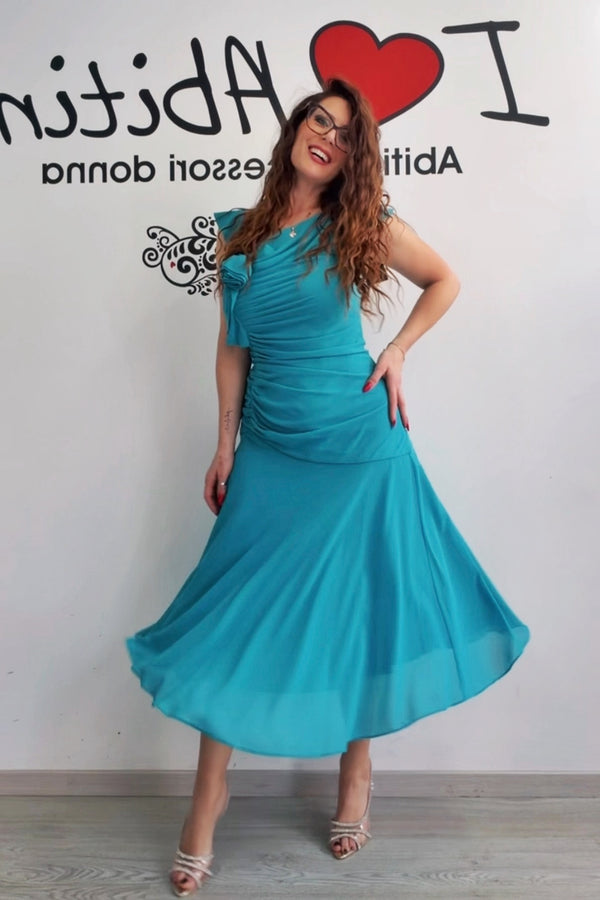 Abito bezz vari colori trappeggio