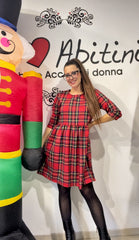 Abito tartan tg unica