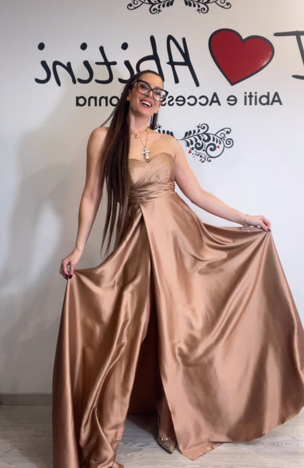 Abito Valeria moka mousse