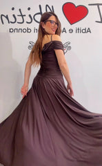 Abito Edas cioccolato