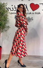 Gonna fantastica fantasia rossa