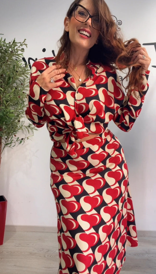 Camicia fantastica famtasia rossa