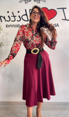 Camicia anon fondo fucsia