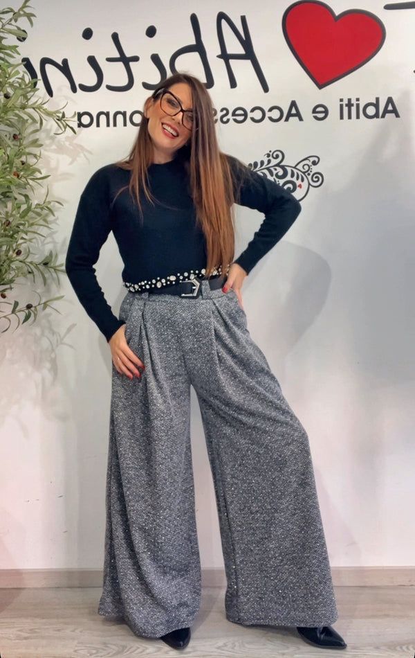 Pantalone strass spinato vari colori