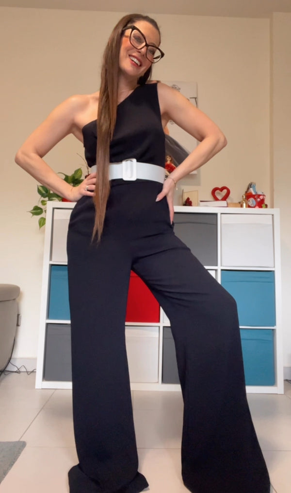 Tuta bezz nera MONOSPALLA