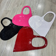 Borsa cuore vari colori