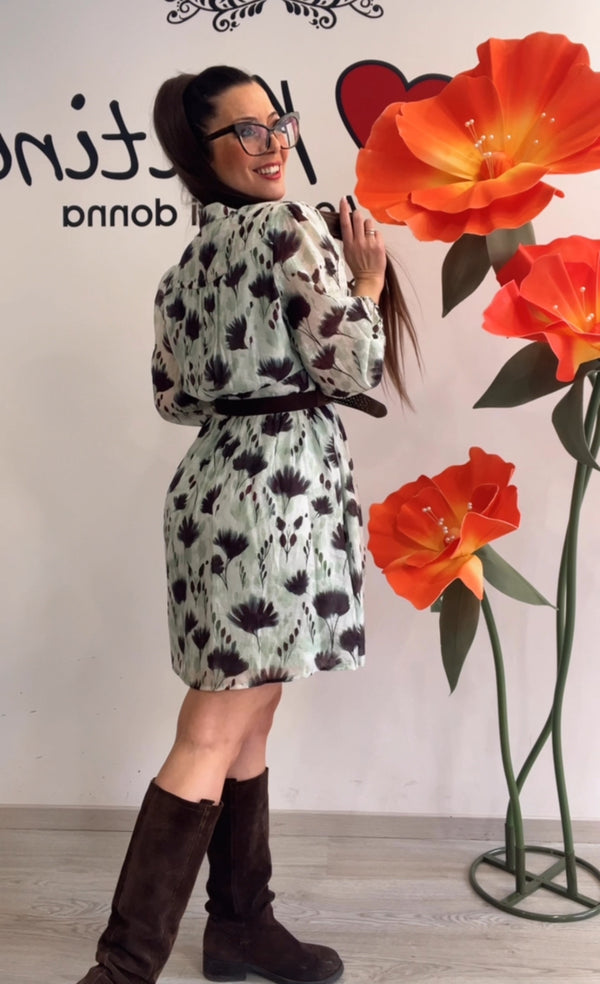 Abito corto anon tencel