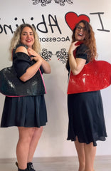 Borsa cuore vari colori