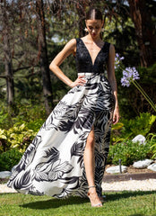 Abito bezz bianco e nero