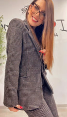 Tailleur con micro paillettes