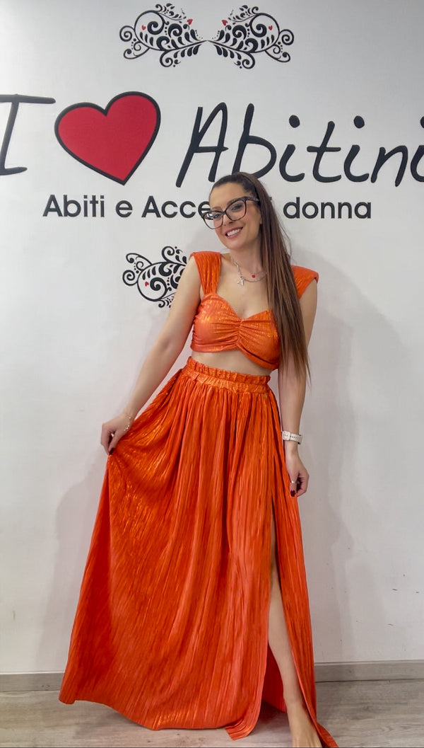 Completo arancio sara