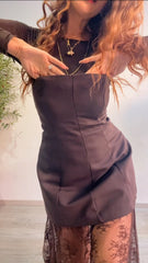 Abito gonna pizzo lum