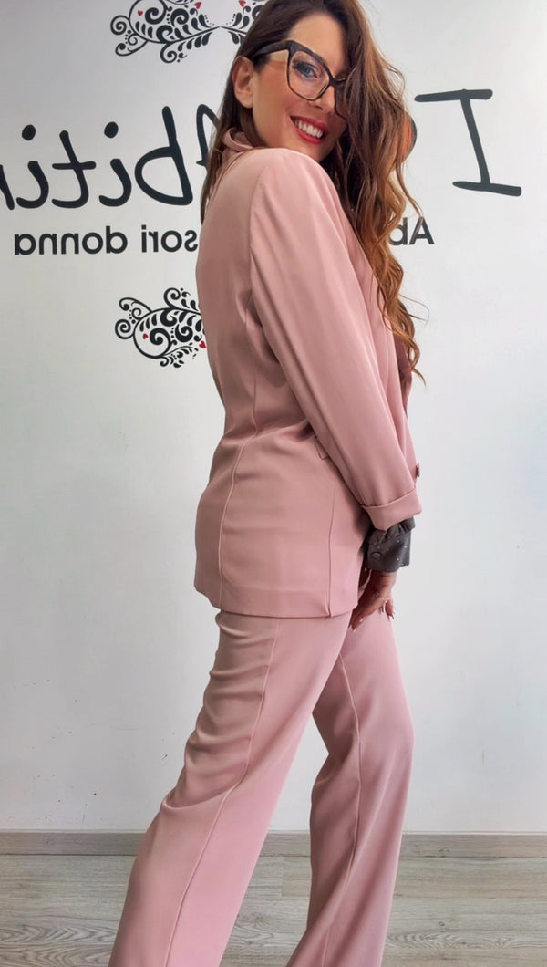 Tailleur Ferrone rosa