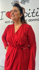 Abito liza rosso