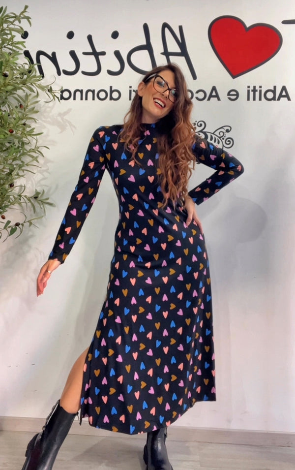 Abito fantastica cuori colorati
