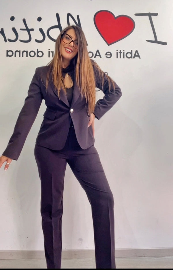 Tailleur Edas cioccolato