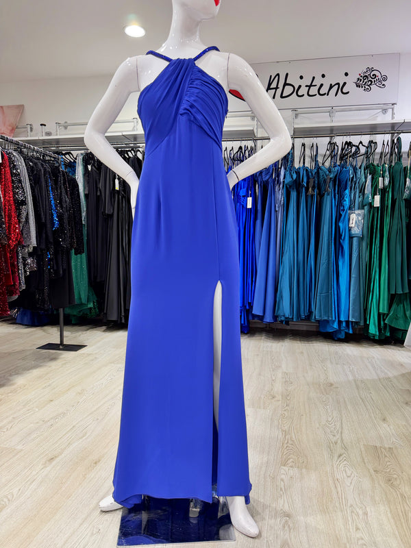 Abito Edas blu strass