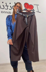 Pantalone tinta unita, bottone vari colori