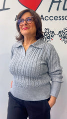 Maglione sara grigio