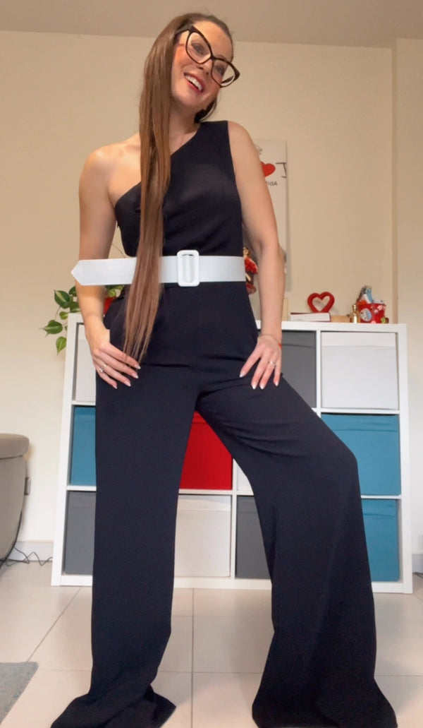 Tuta bezz nera MONOSPALLA