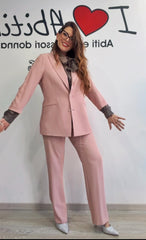 Tailleur Ferrone rosa