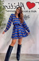 Abito fantastica blu elettrico