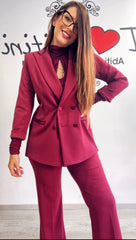 Tailleur Edas bordeaux