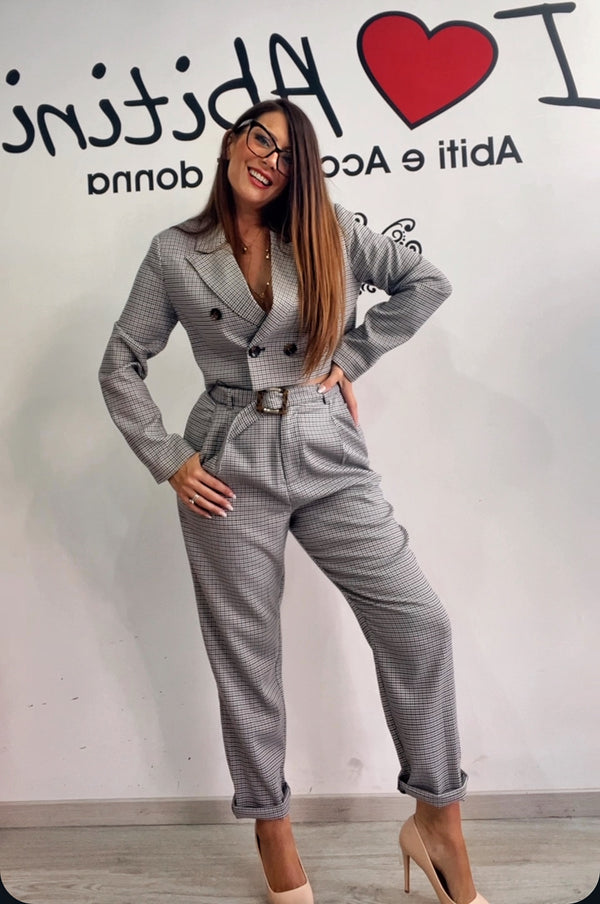 Tailleur Kor pied de poule