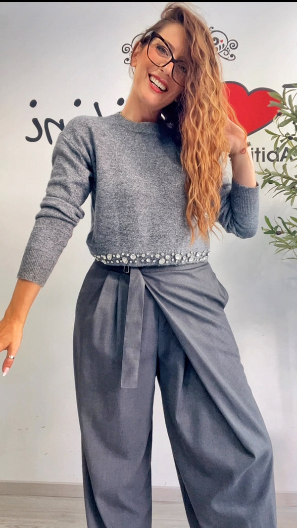 Maglioncino strass Kor vari colori