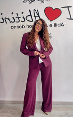 Tailleur bordeaux Ferrone