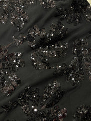 Abito paillettes fiocco vari colori