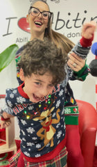 Maglione Natale bimbo bimba luci led jingle bells