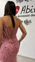 Sirena rosa strass tg S