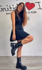 Abitino micro strass nero