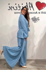 Tailleur sis vari colori plissè