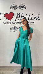 Abito ferr verde e blu