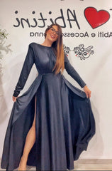 Abito sara nero collana