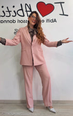 Tailleur Ferrone rosa