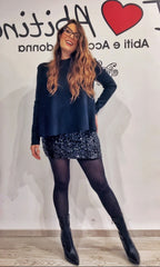 Gonna paillettes vari colori