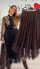 Gonna, pizzo, vari colori