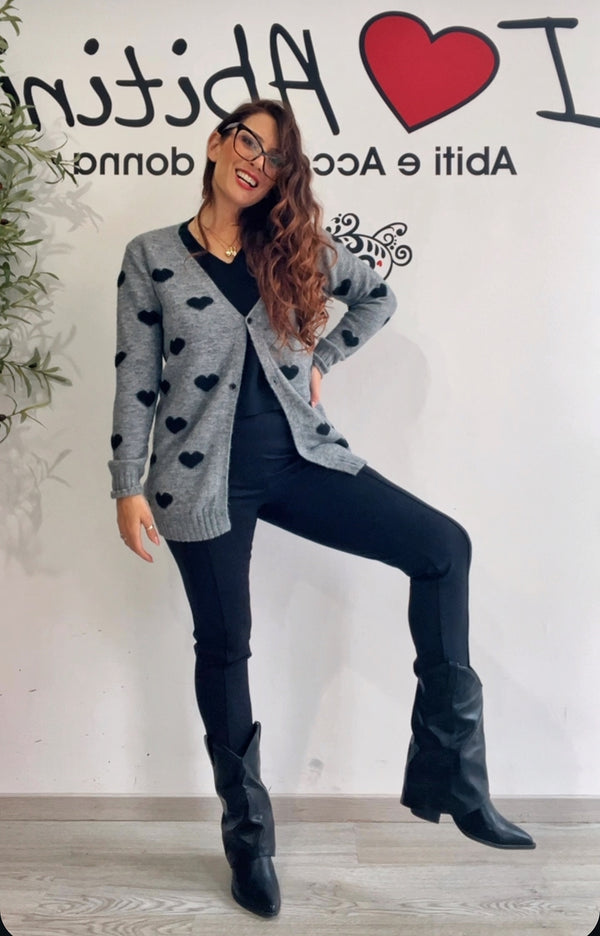 Pantalone stretto nero sara