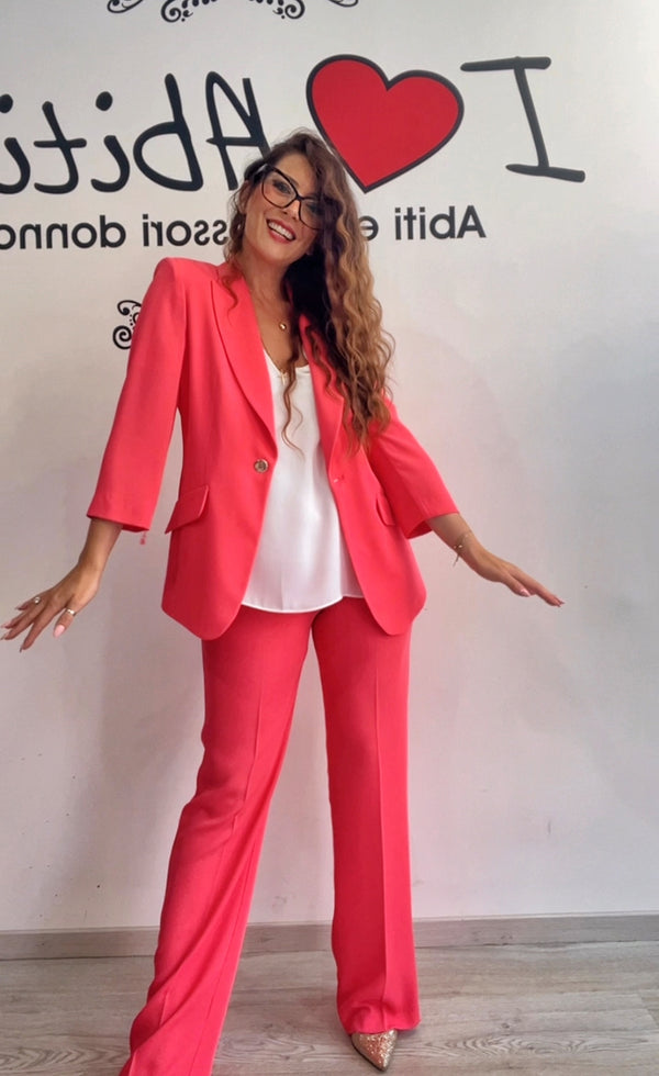 Tailleur corallo Edas