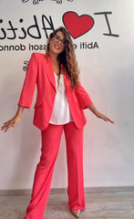 Tailleur corallo Edas