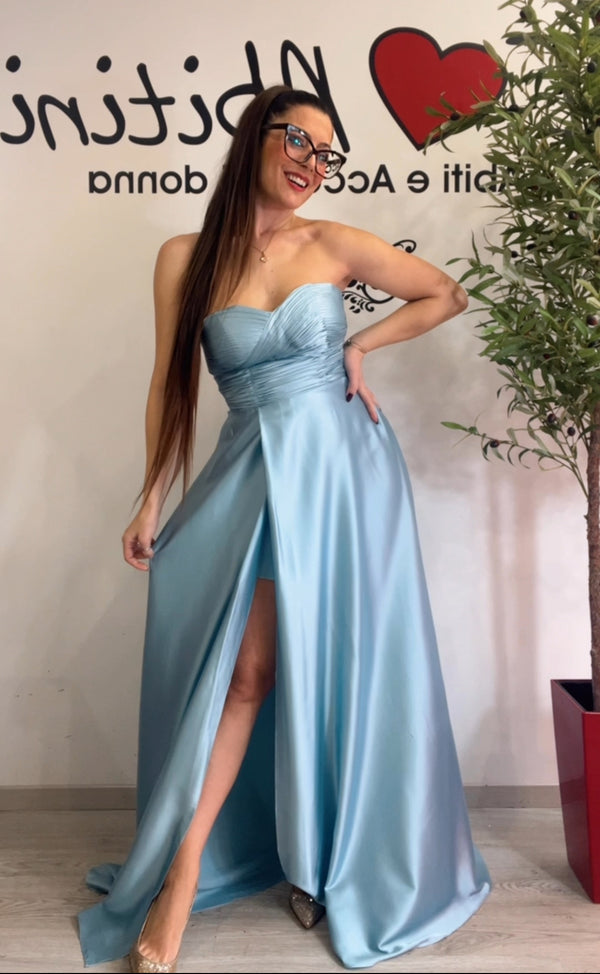 Abito Valeria celeste