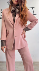 Tailleur Ferrone rosa