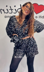 Pantaloncini paillettes vari colori